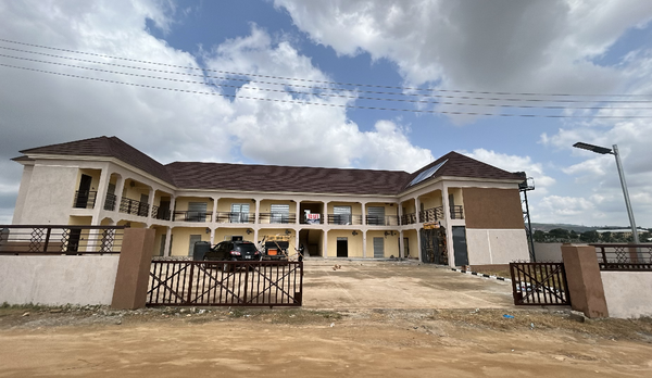 Well fenced and spacious compound with interlock 